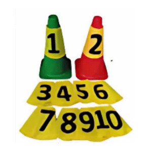 Cone SleevesFabric with Numbers Printing