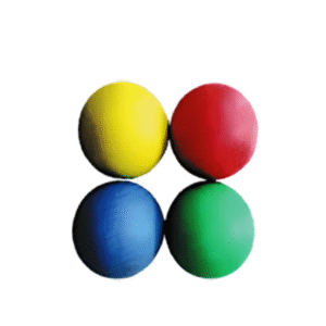 Rubber Balls assorted four color Set of 40