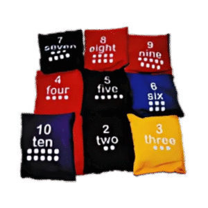 Bean Bag Numbered 1 to 10 Set of 10